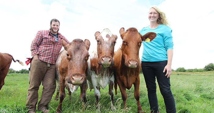 Mimi and Owen working an Irish Farm