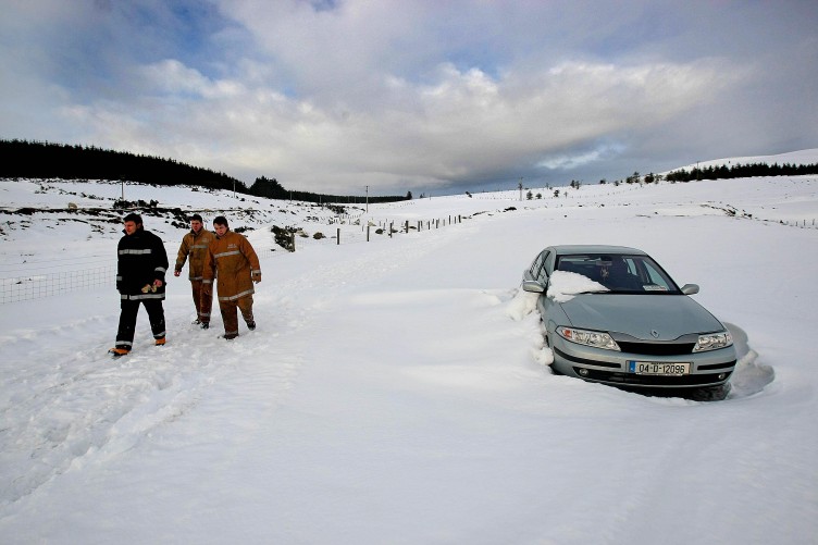 harsh and cold Irish winter